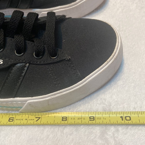 ADIDAS CANVAS Size 5 1/2 Black Sneakers - Picture 14 of 14